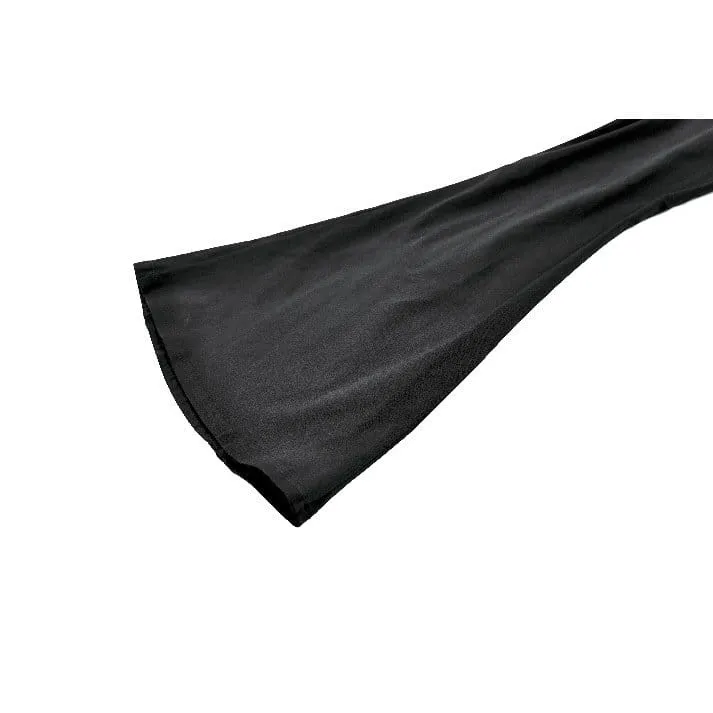 Punk-Schlaghose für Damen mit Schnallenriemen und Ösen zum Schnüren