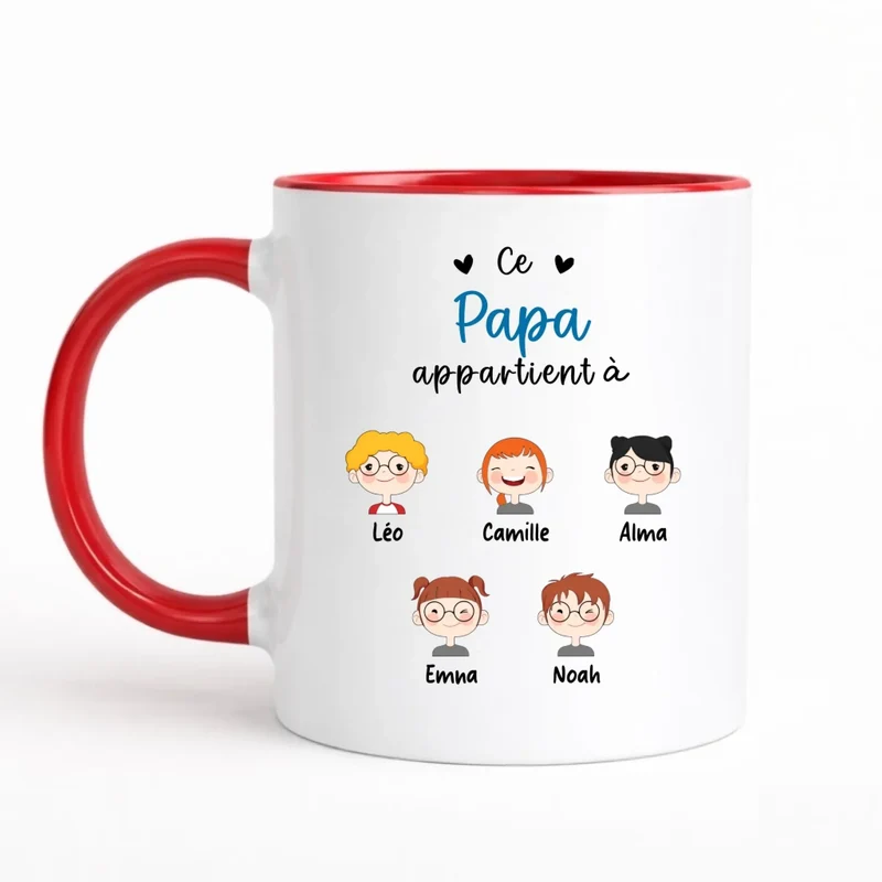 Mug Personnalisé - Ce Papa appartient à