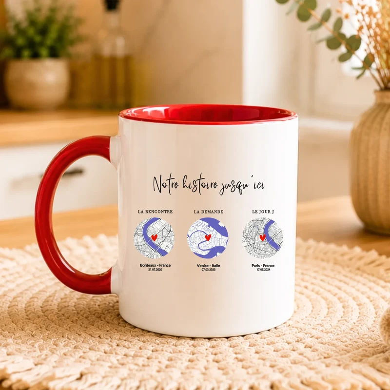Mug personnalisé - Lieu de rencontre
