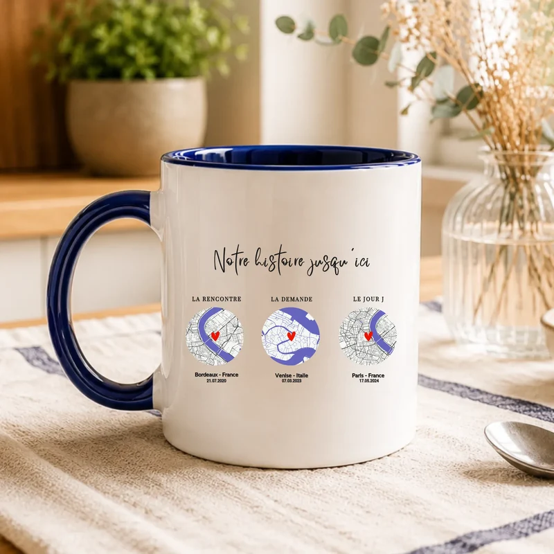 Mug personnalisé - Lieu de rencontre