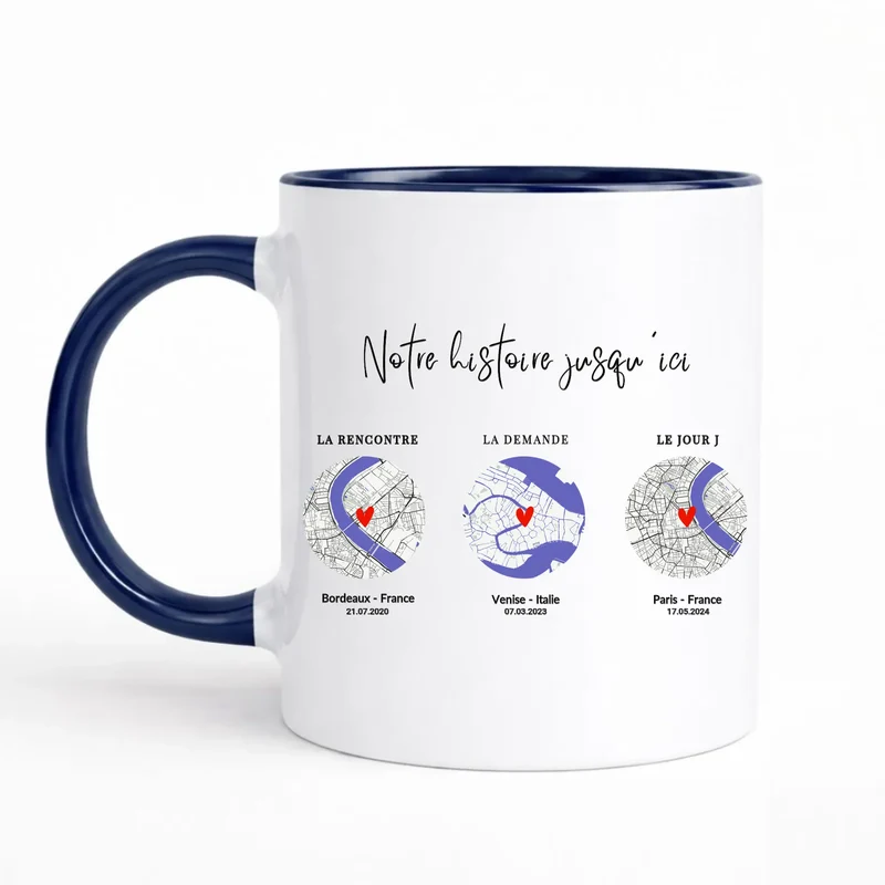 Mug personnalisé - Lieu de rencontre