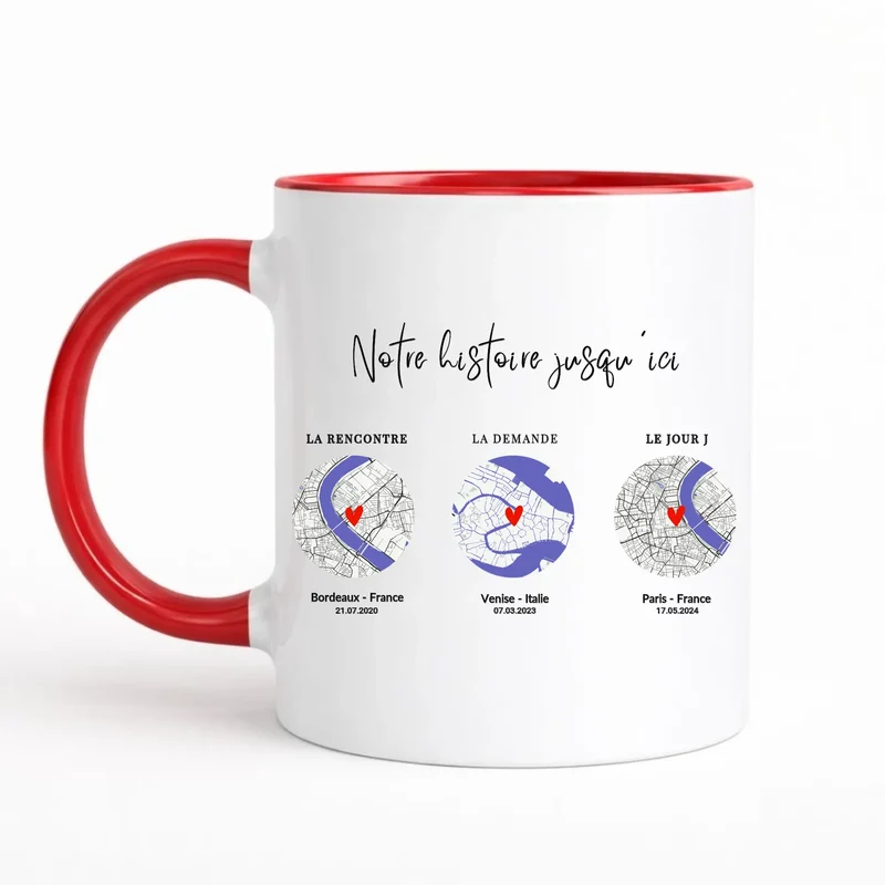 Mug personnalisé - Lieu de rencontre