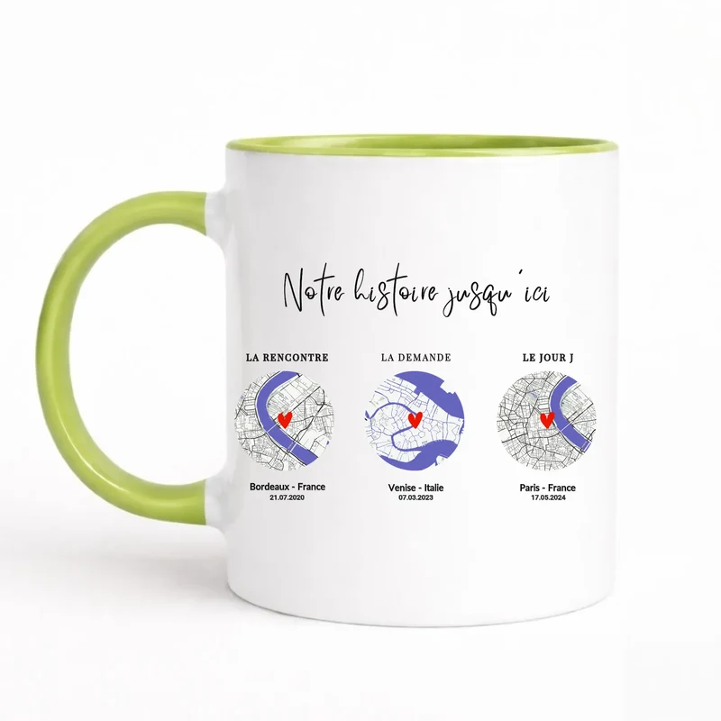 Mug personnalisé - Lieu de rencontre