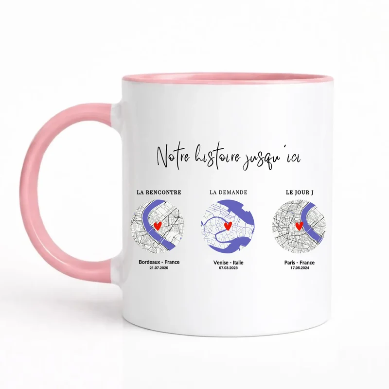 Mug personnalisé - Lieu de rencontre