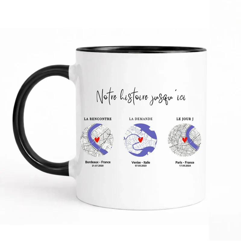 Mug personnalisé - Lieu de rencontre