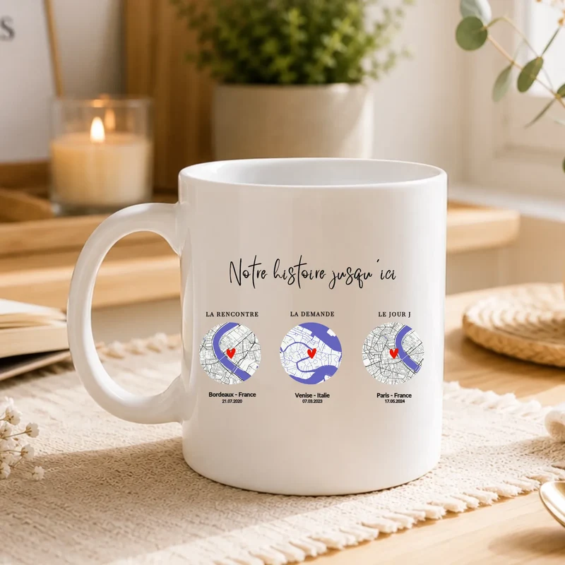 Mug personnalisé - Lieu de rencontre