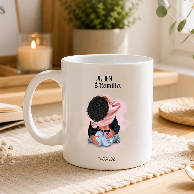 Mug personnalisé - Couple amoureux