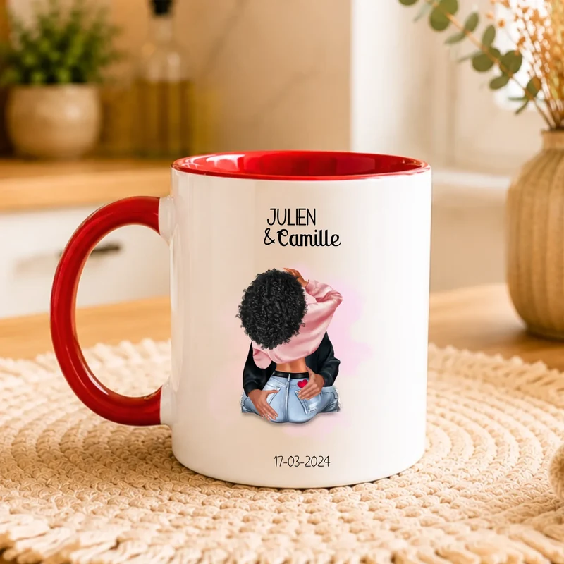 Mug personnalisé - Couple amoureux