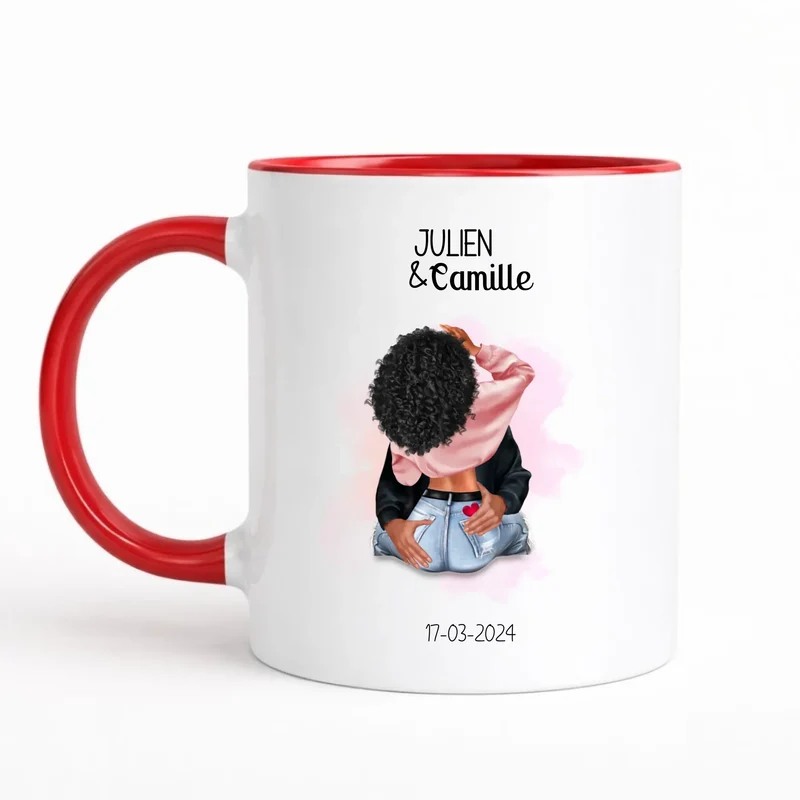 Mug personnalisé - Couple amoureux