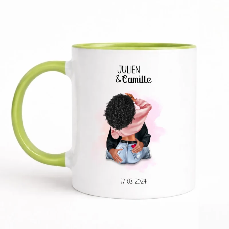Mug personnalisé - Couple amoureux