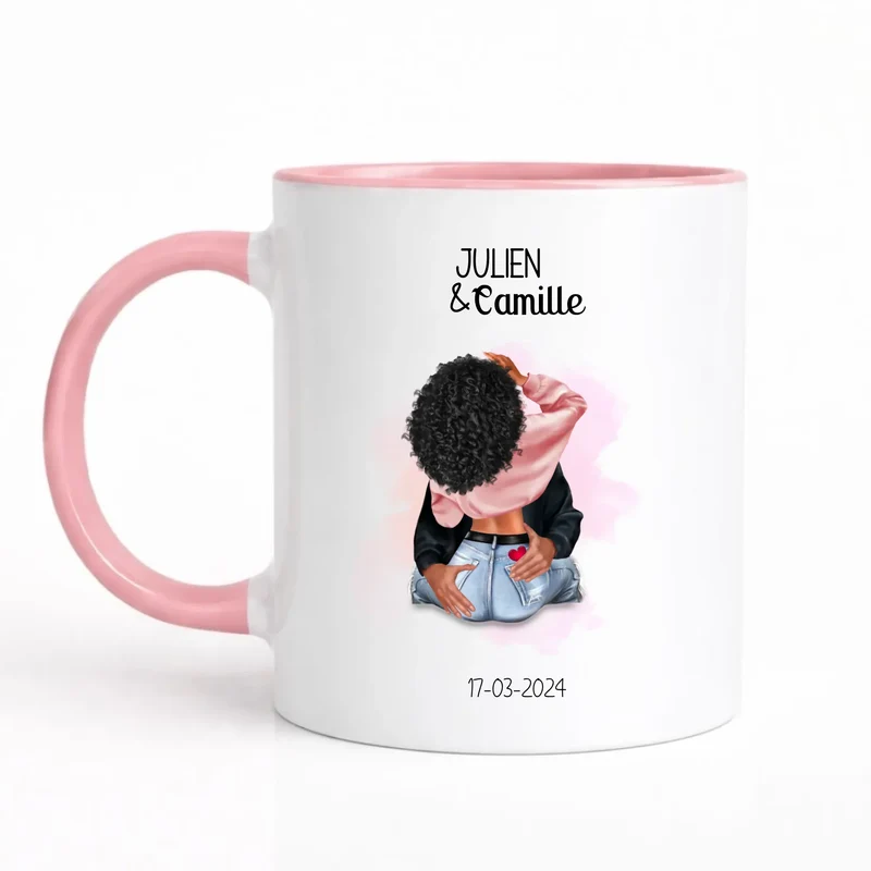 Mug personnalisé - Couple amoureux