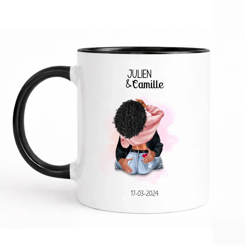 Mug personnalisé - Couple amoureux