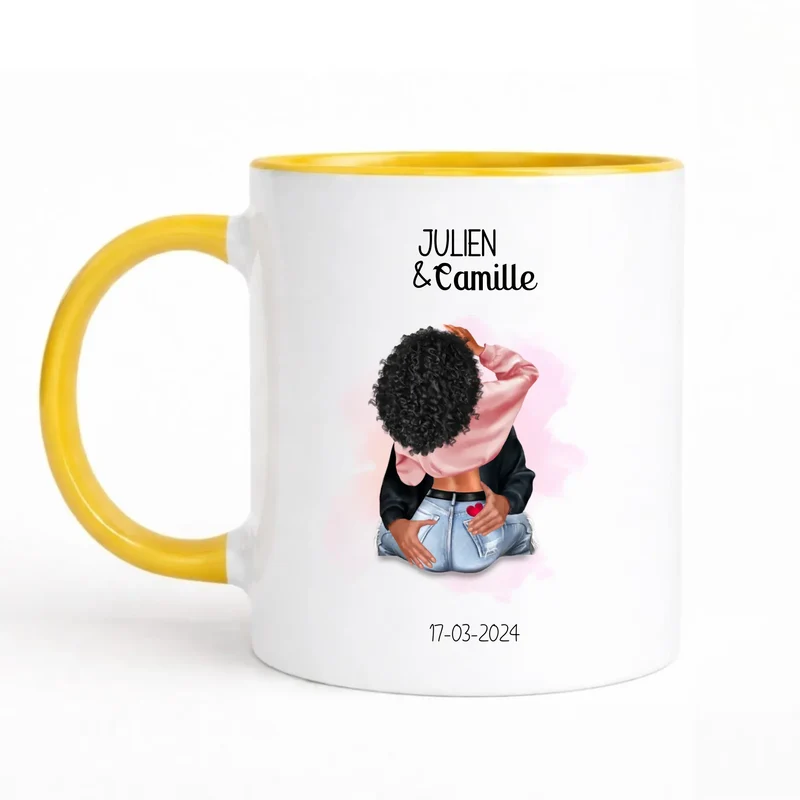 Mug personnalisé - Couple amoureux