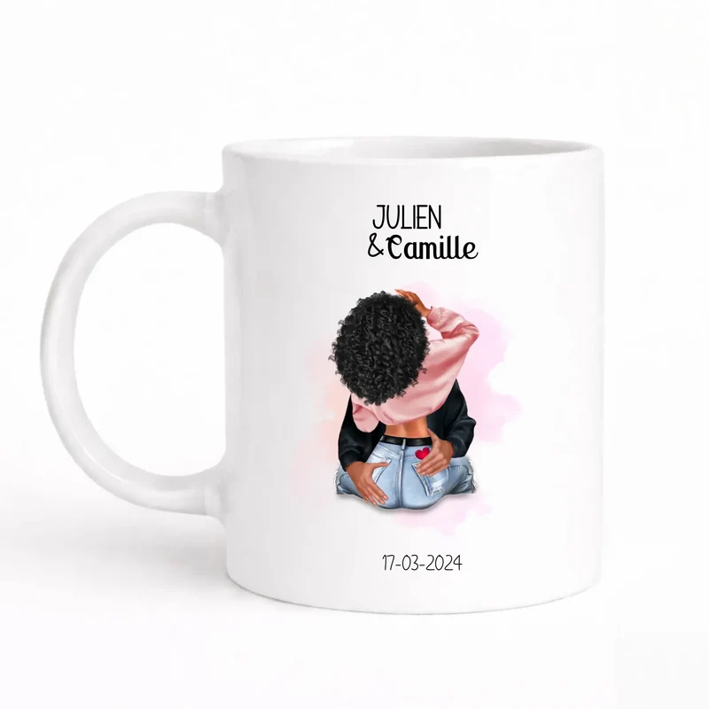 Mug personnalisé - Couple amoureux