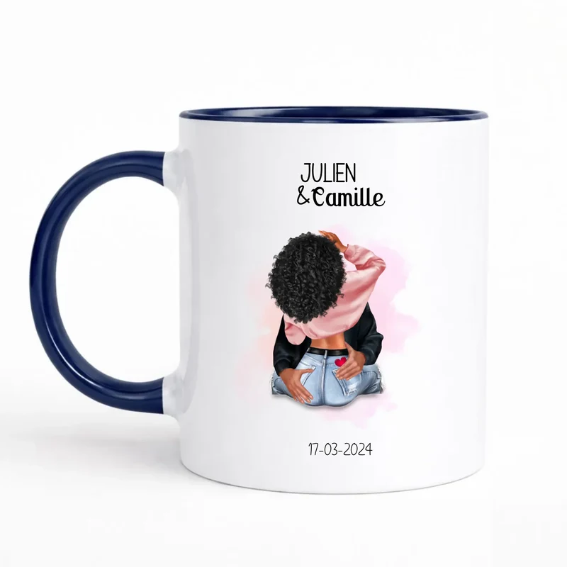 Mug personnalisé - Couple amoureux