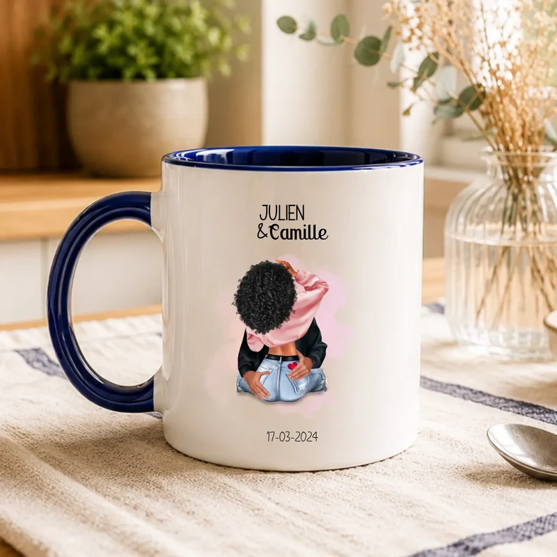 Mug personnalisé - Couple amoureux
