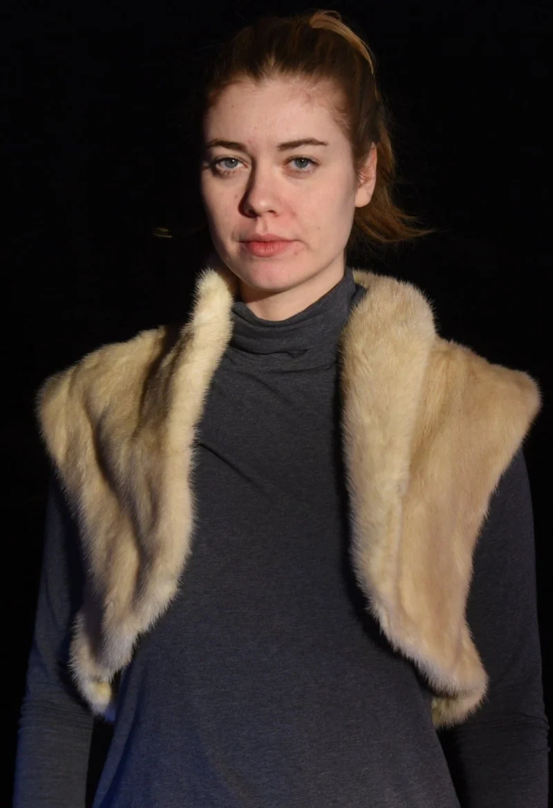 Jacke - Bolero aus Fell - W084