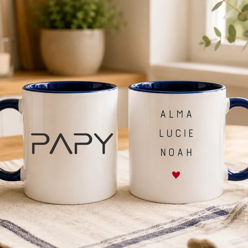 Mug Personnalisé - Papy et Mamie