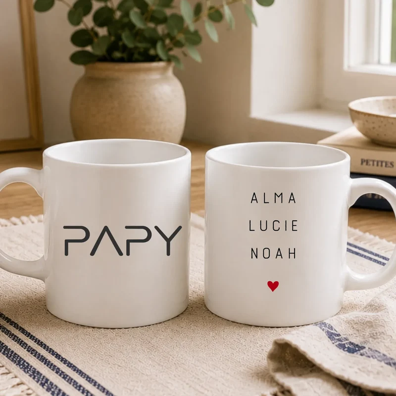 Mug Personnalisé - Papy et Mamie