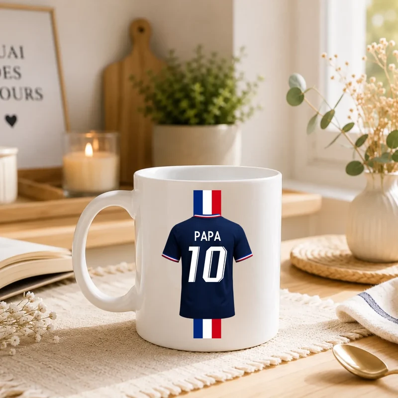 Mug Sport Personnalisé - Maillot de France