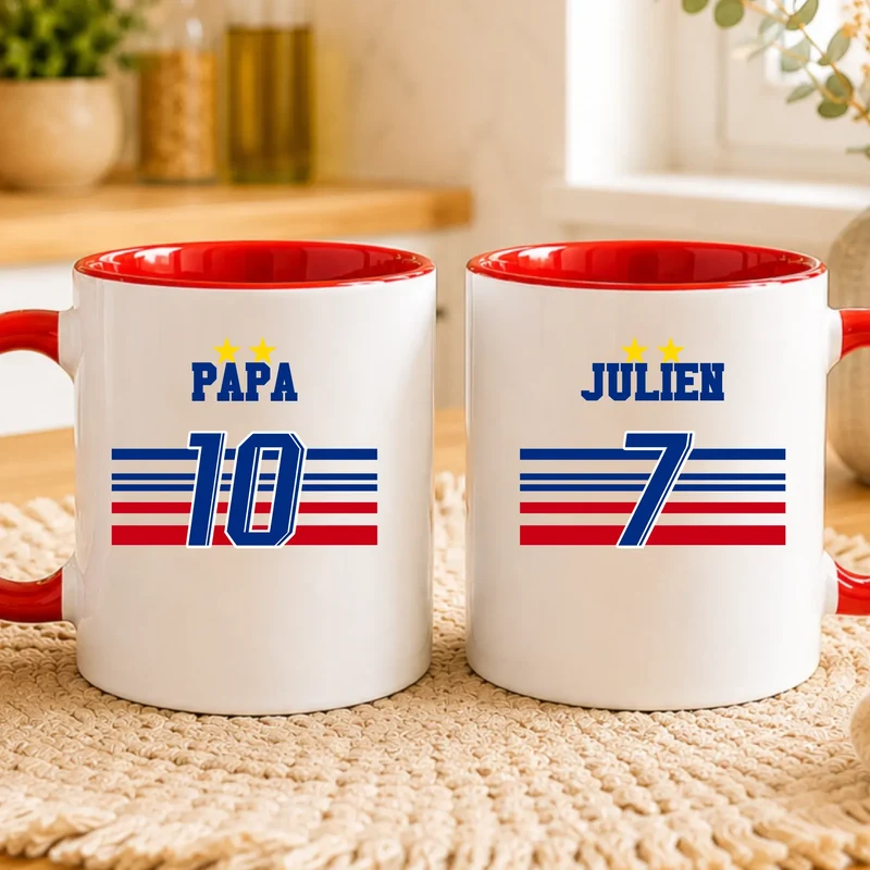 Mug Personnalisé - L'équipe de Papa