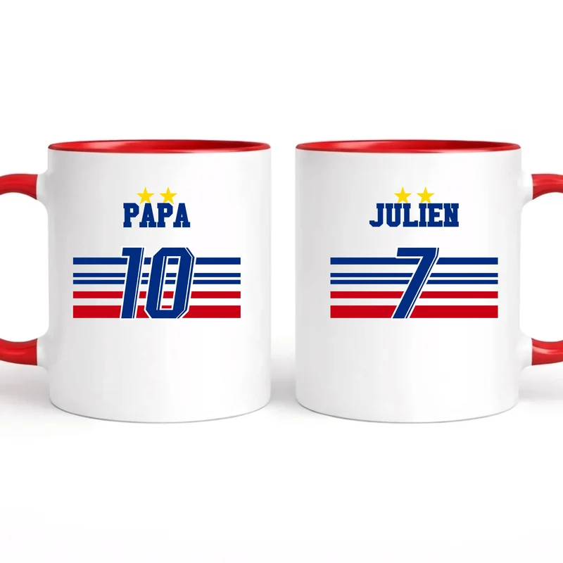 Mug Personnalisé - L'équipe de Papa