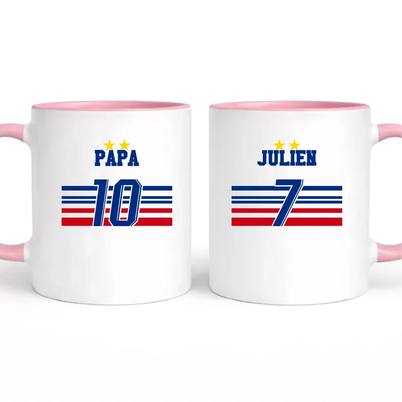 Mug Personnalisé - L'équipe de Papa