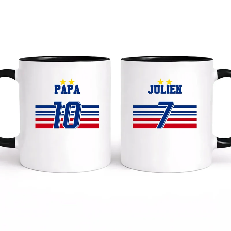 Mug Personnalisé - L'équipe de Papa