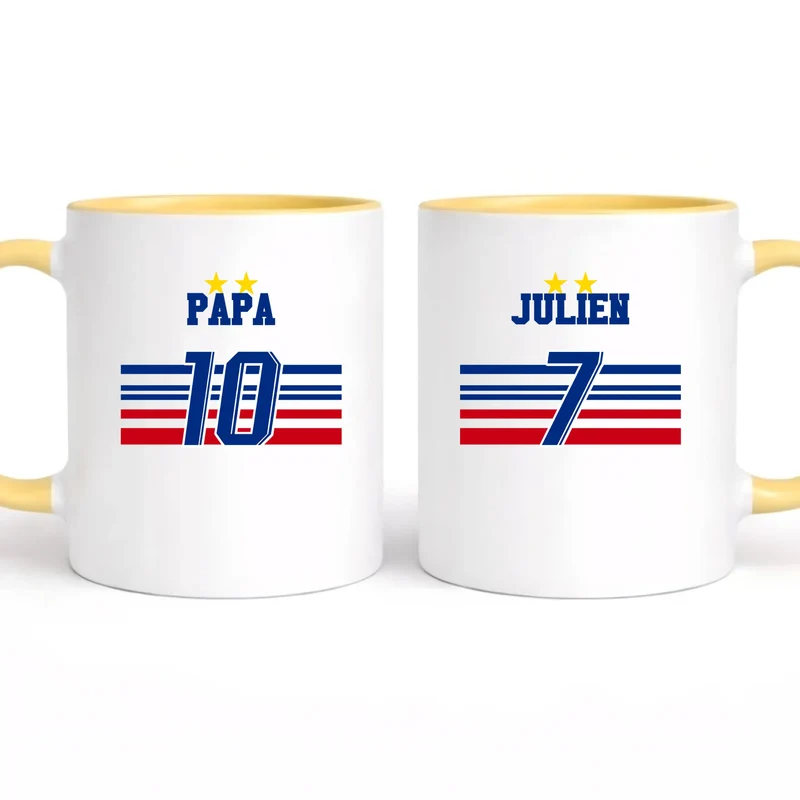 Mug Personnalisé - L'équipe de Papa