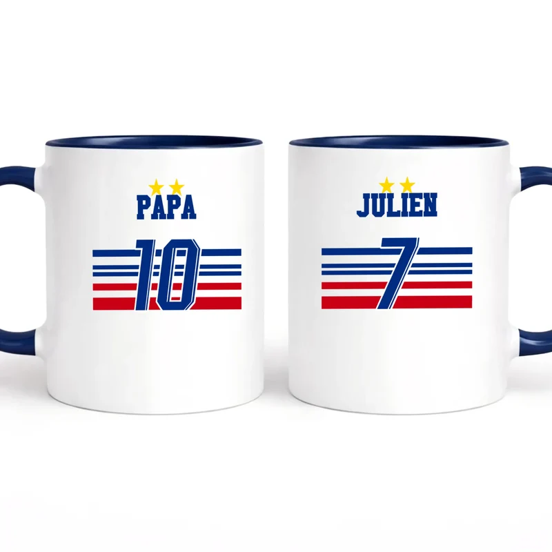 Mug Personnalisé - L'équipe de Papa