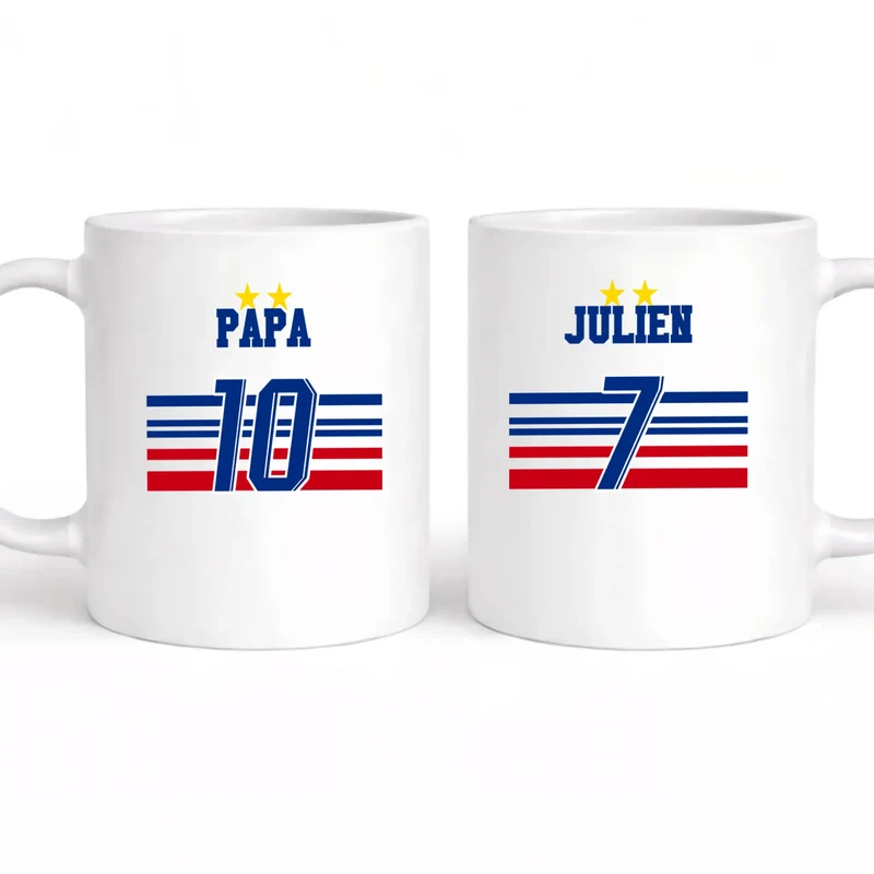 Mug Personnalisé - L'équipe de Papa