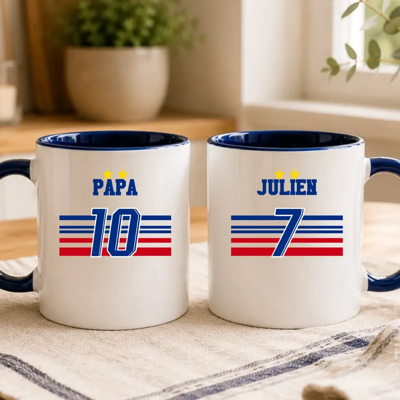 Mug Personnalisé - L'équipe de Papa