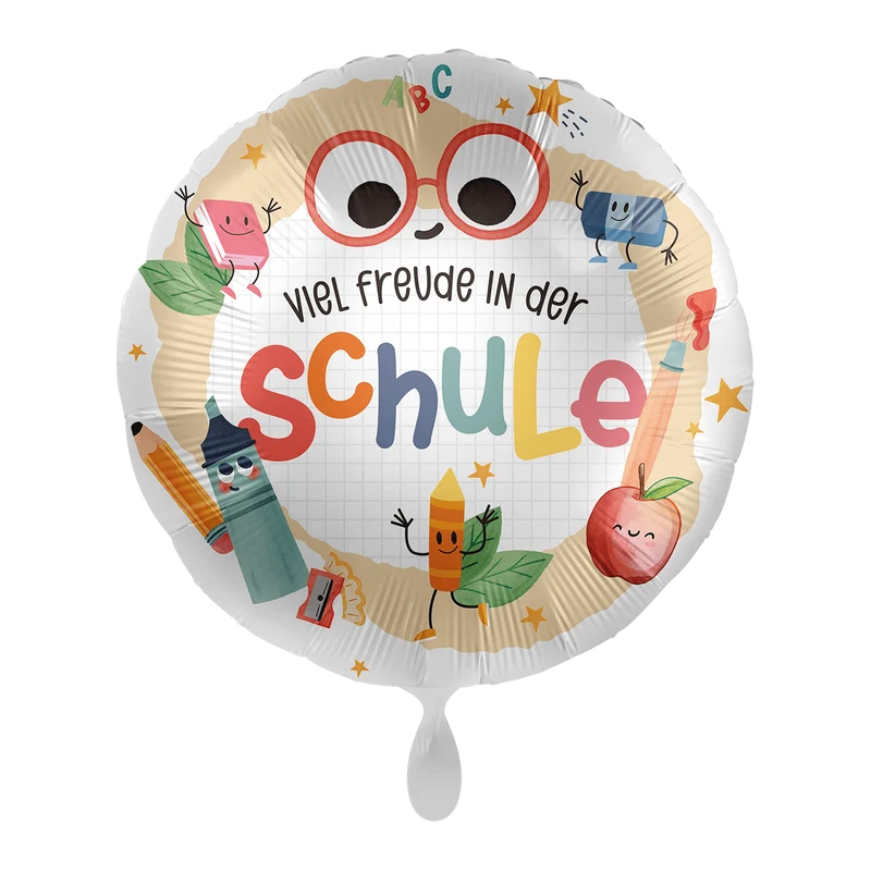 Heliumballon-Geschenk Einschulung "Viel Freude in der Schule"