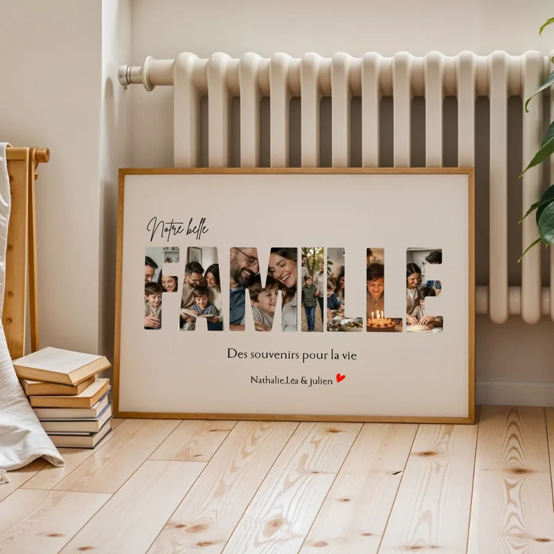 Affiche Personnalisée - Notre famille