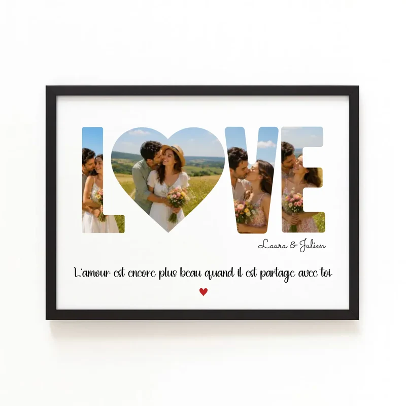 Cadeau Personnalisé - Photo couple