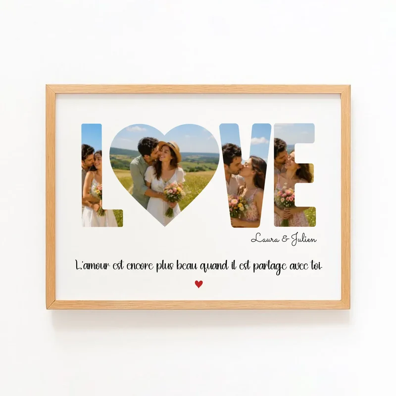 Cadeau Personnalisé - Photo couple