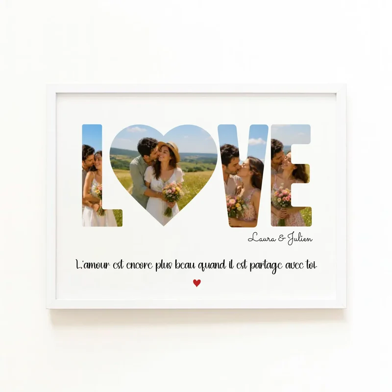 Cadeau Personnalisé - Photo couple