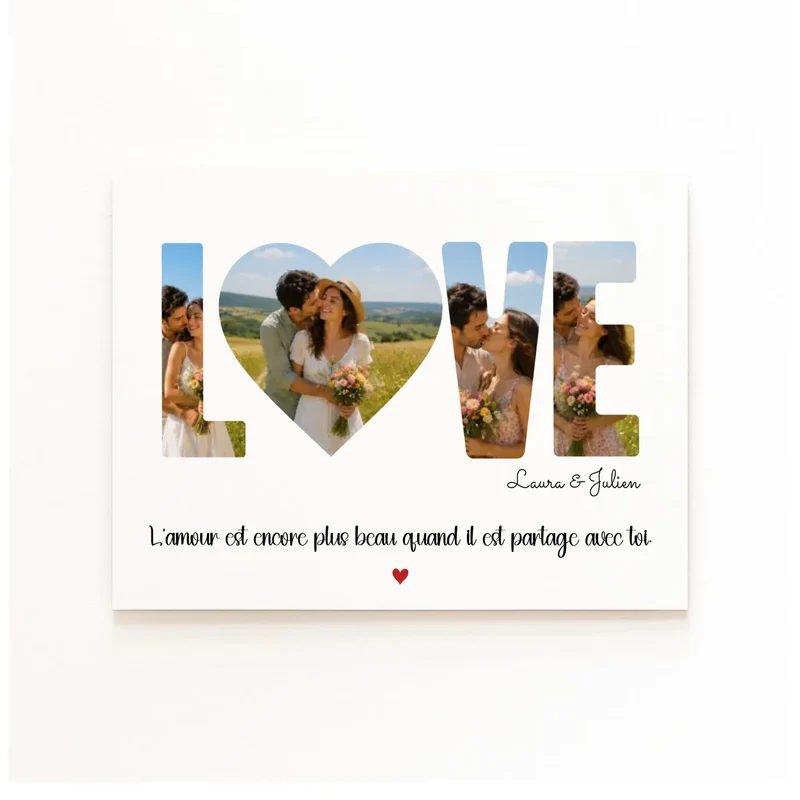 Cadeau Personnalisé - Photo couple