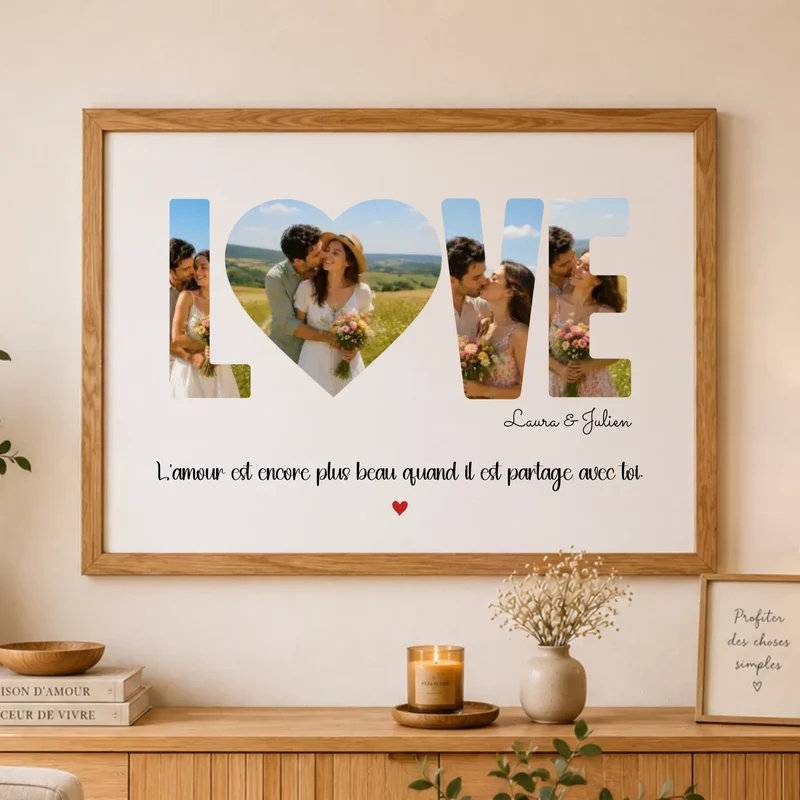 Cadeau Personnalisé - Photo couple