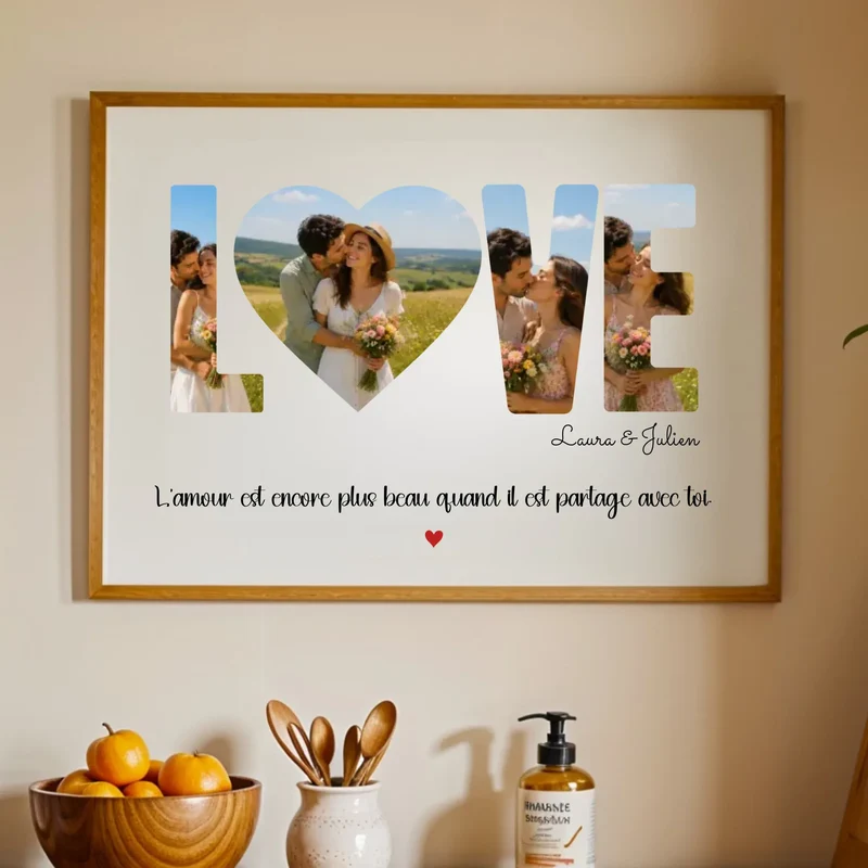 Cadeau Personnalisé - Photo couple