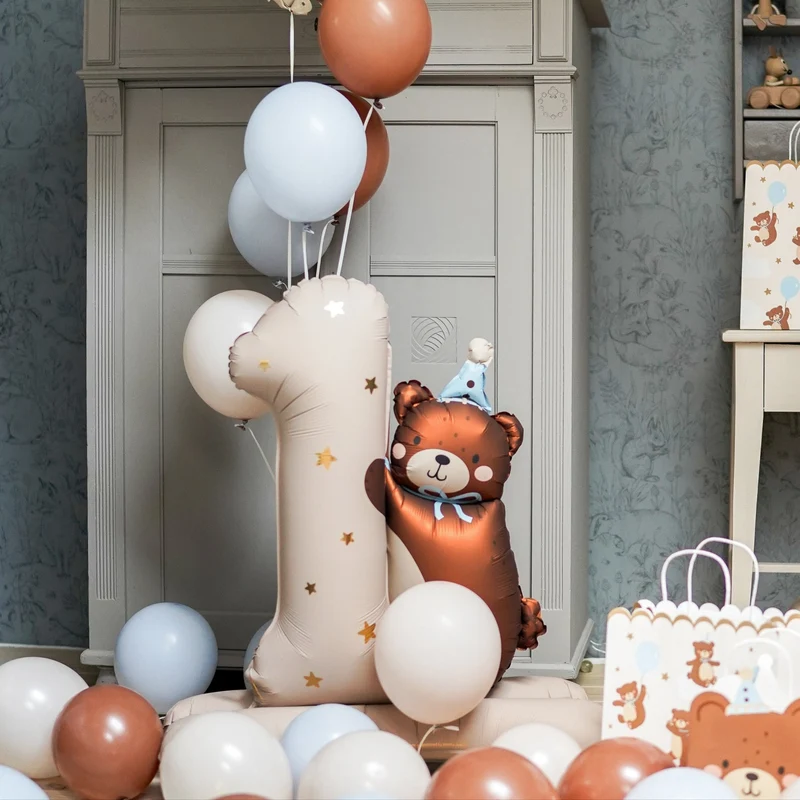 Folienballon XXL Teddy Erster Geburtstag