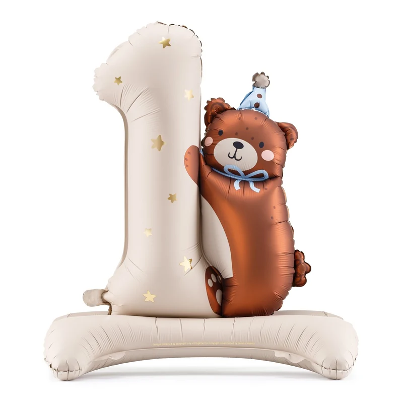 Folienballon XXL Teddy Erster Geburtstag