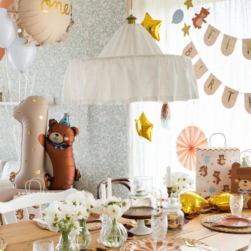 Folienballon XXL Teddy Erster Geburtstag