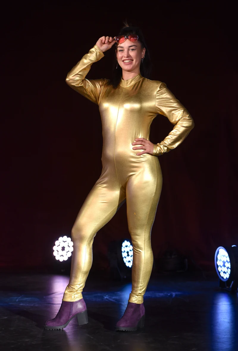Kostüm - Body gold - W061