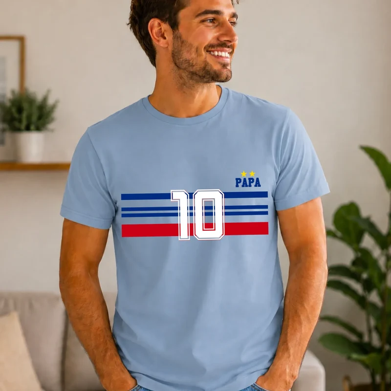 T-shirt Personnalisé - Papa Mini Équipe de France