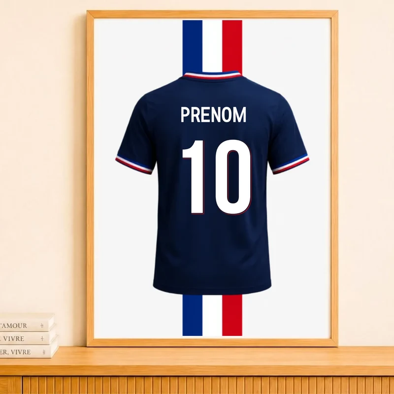 Affiche maillot équipe de France