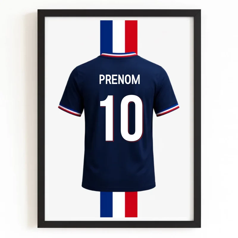 Affiche maillot équipe de France