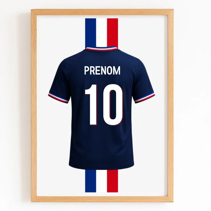 Affiche maillot équipe de France