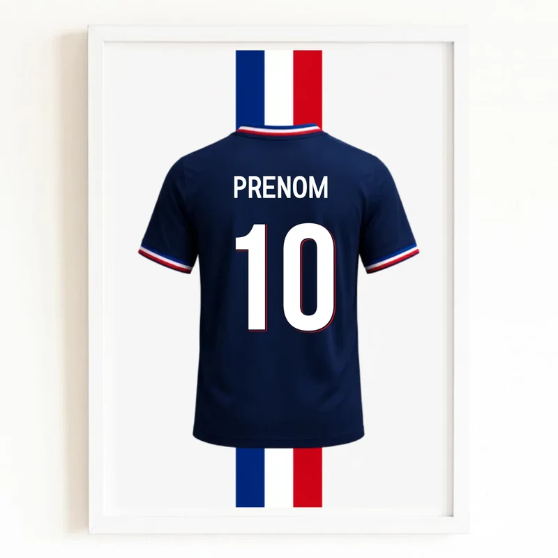 Affiche maillot équipe de France