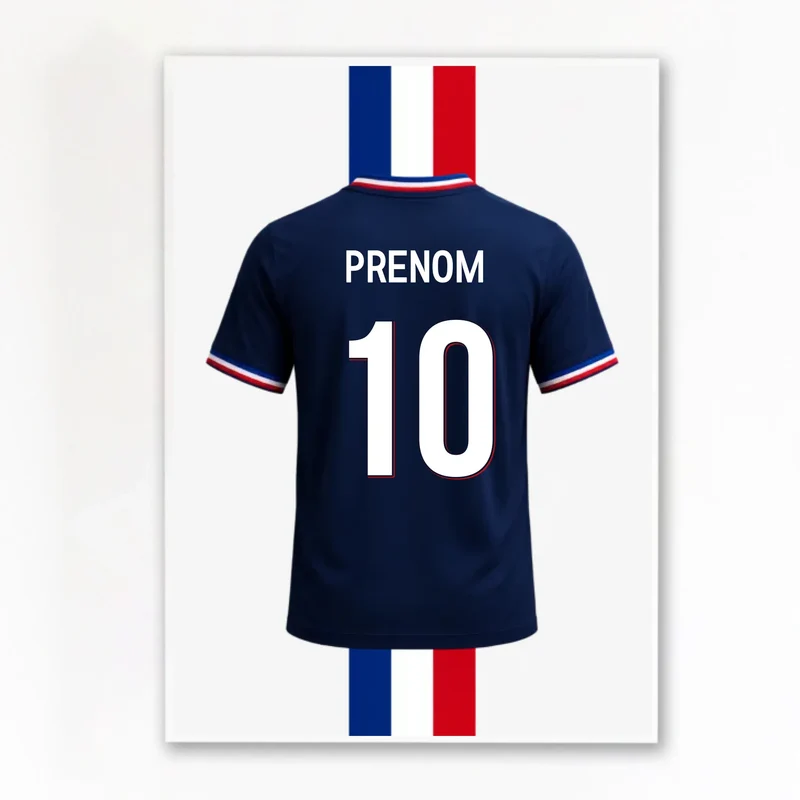 Affiche maillot équipe de France